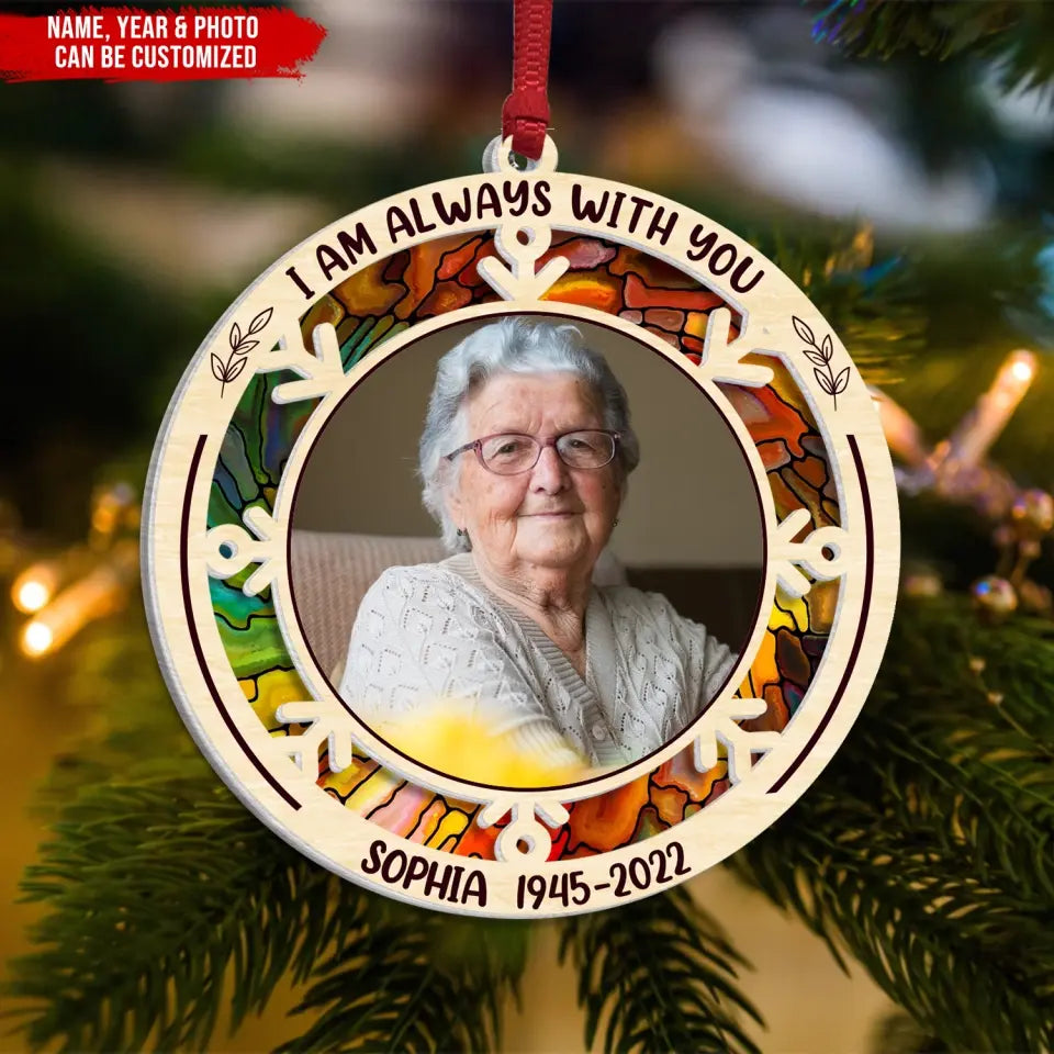 Not A Day Goes By That You Are Not Missed - Personalized Suncatcher Ornament, Memorial Gift