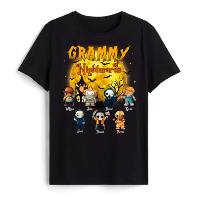 Custom Family Scary Night - Personalized T-Shirt, Halloween Gift