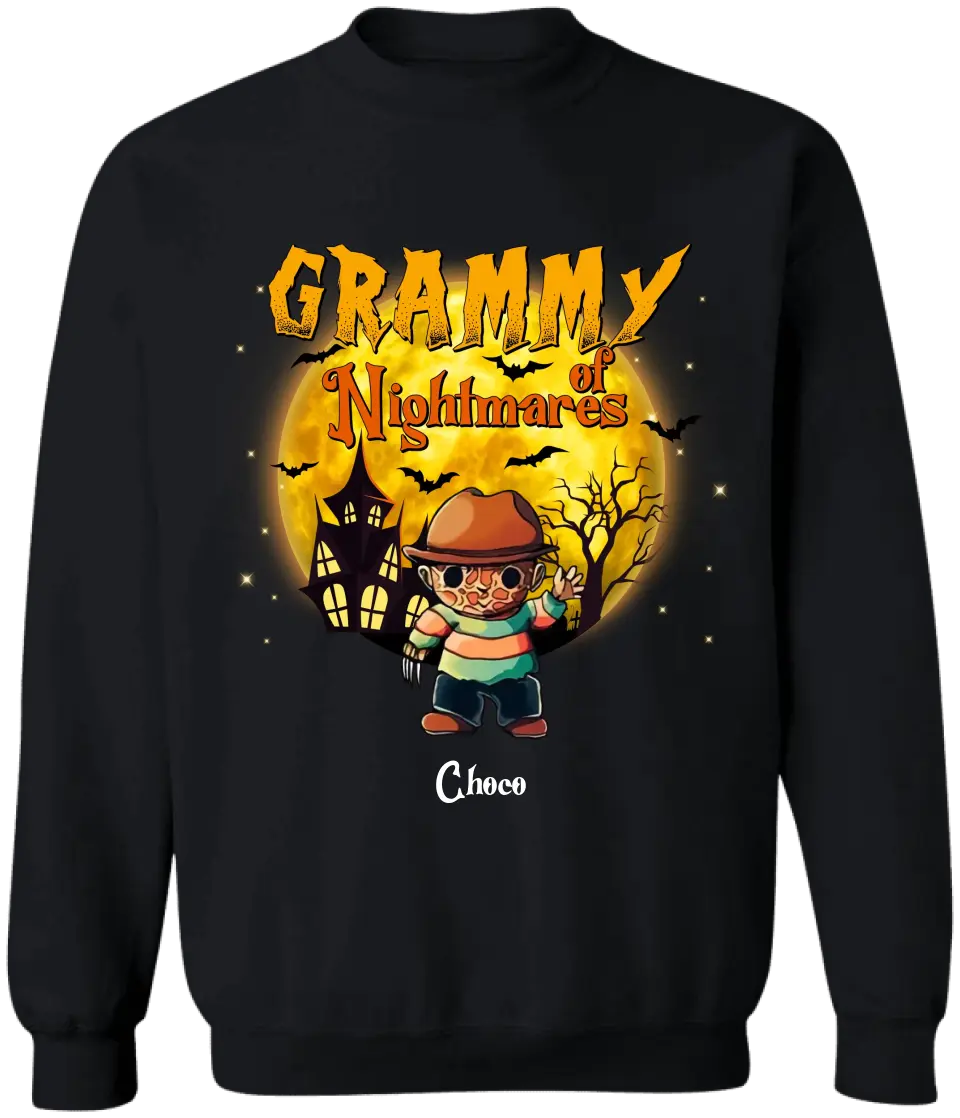 Custom Family Scary Night - Personalized T-Shirt, Halloween Gift