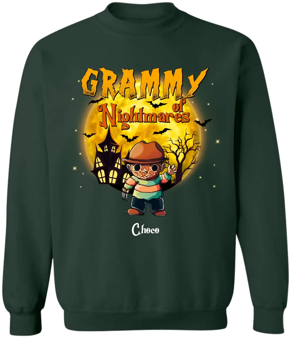 Custom Family Scary Night - Personalized T-Shirt, Halloween Gift