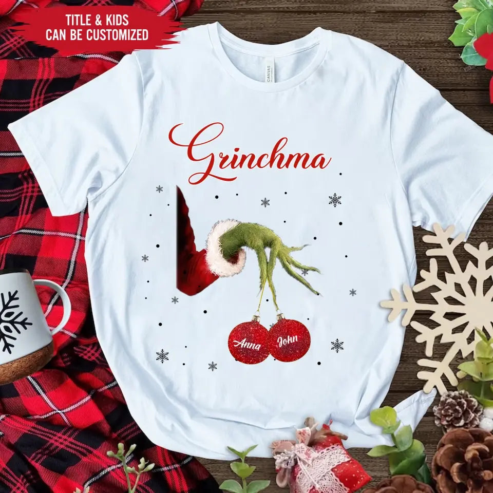 Grinchma - Personalized T-Shirt, Gift For Christmas