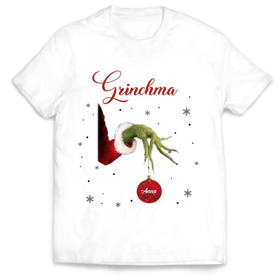 Grinchma - Personalized T-Shirt, Gift For Christmas