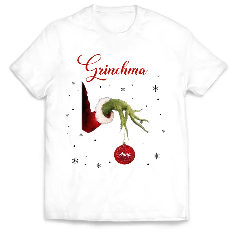 Grinchma - Personalized T-Shirt, Gift For Christmas