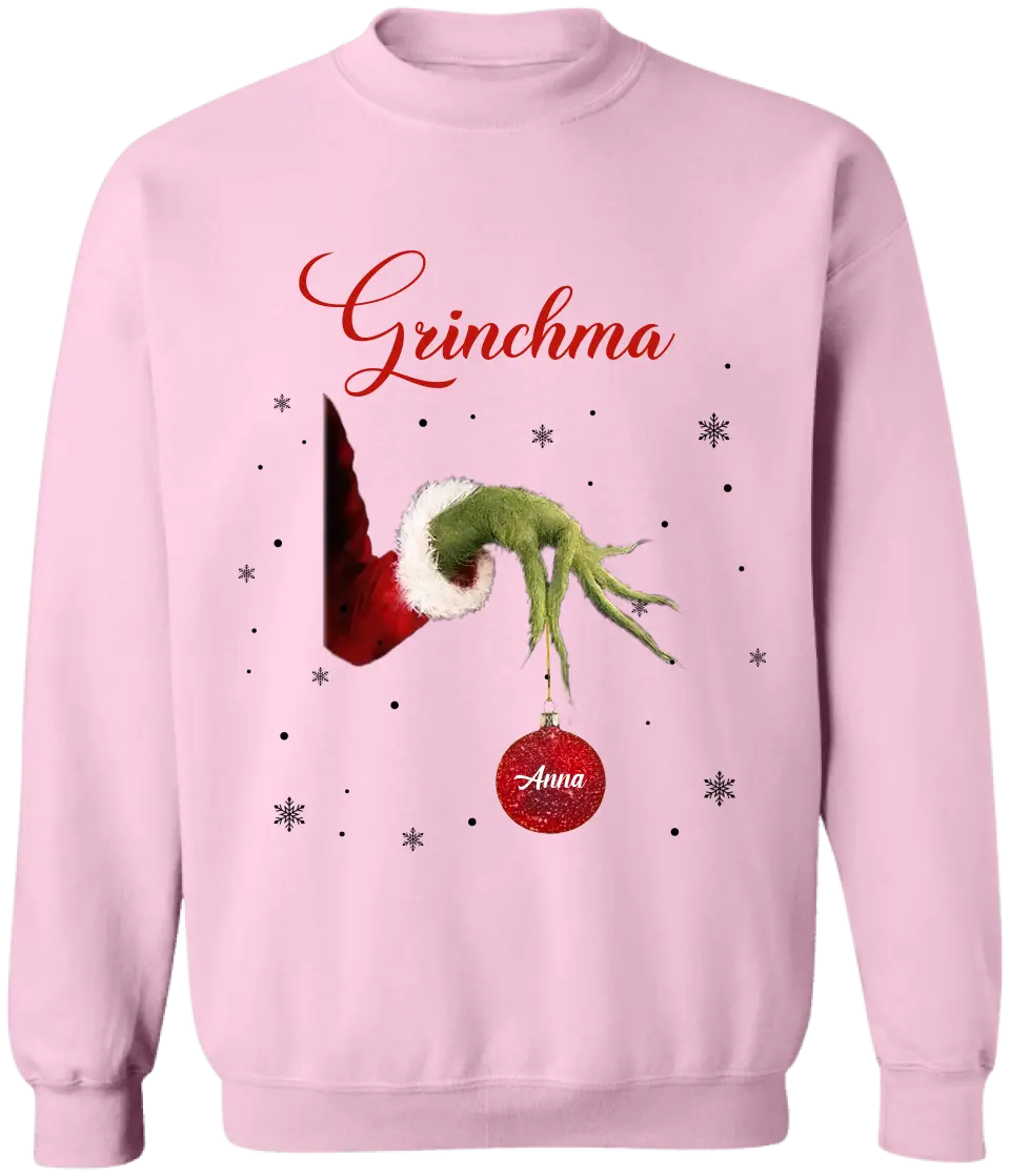 Grinchma - Personalized T-Shirt, Gift For Christmas