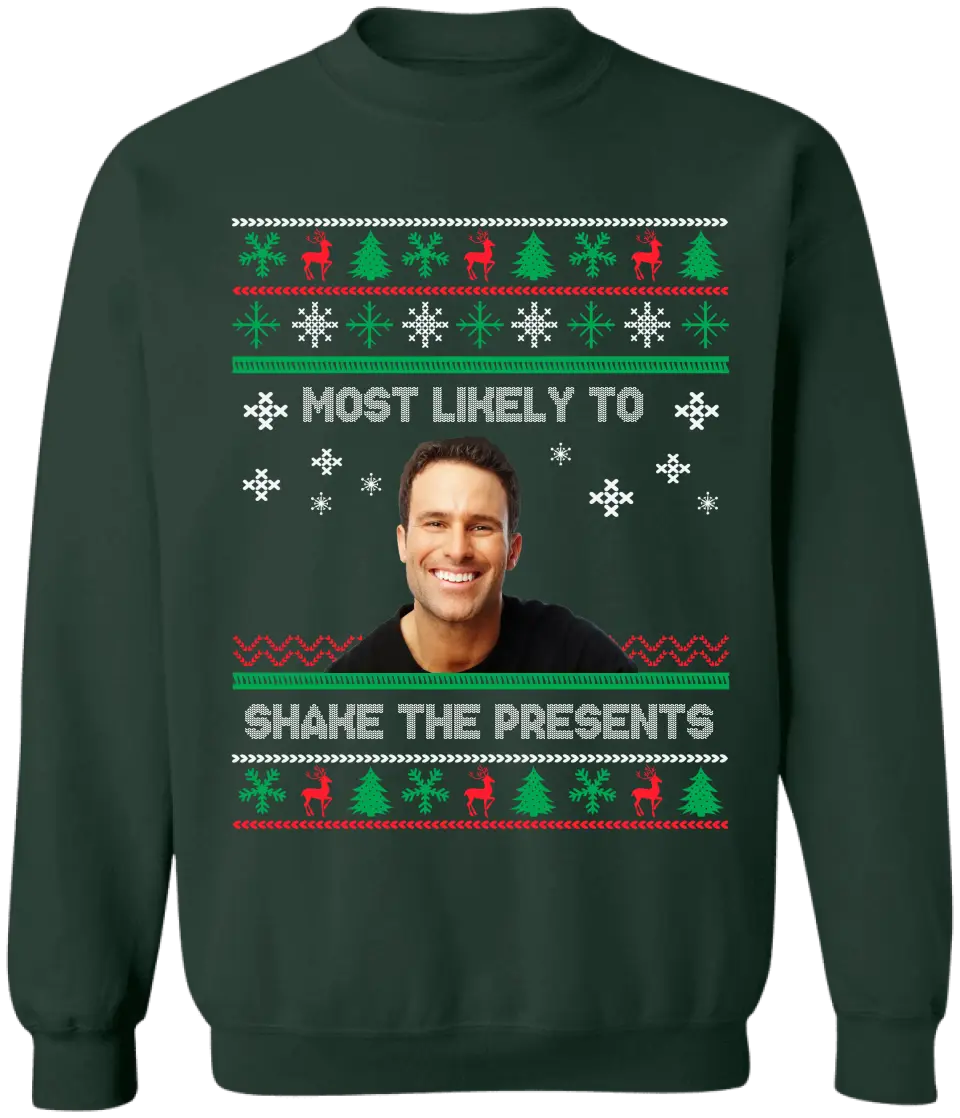 Most Likely To Shake The Presents - Personalized Sweatshirt, Christmas Gift