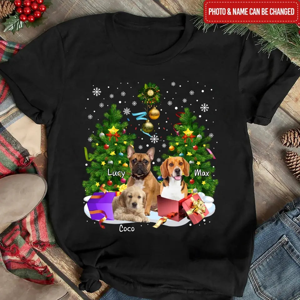 Limited Edition Dog Christmas - Personalized T-Shirt, Christmas Dog Gift