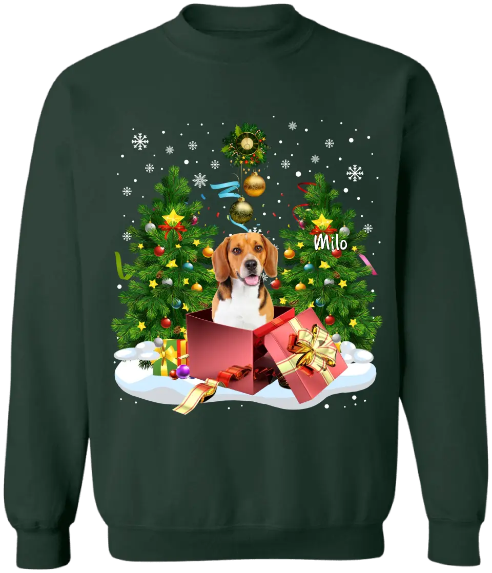 Limited Edition Dog Christmas - Personalized T-Shirt, Christmas Dog Gift