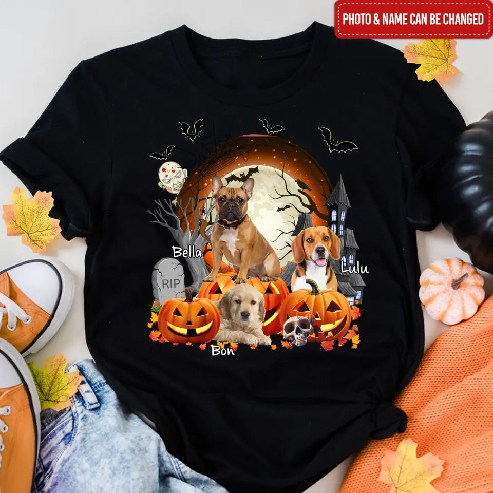 Limited Edition Dog Halloween - Personalized T-Shirt, Halloween Dog Gift