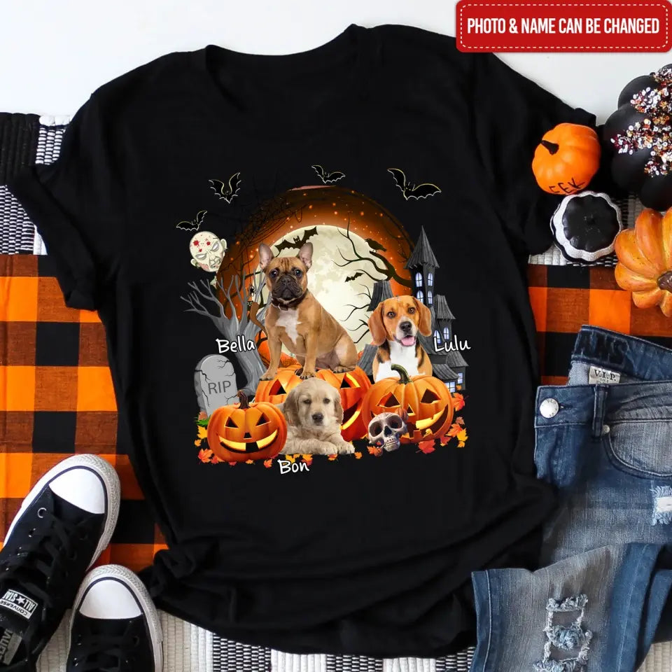 Limited Edition Dog Halloween - Personalized T-Shirt, Halloween Dog Gift