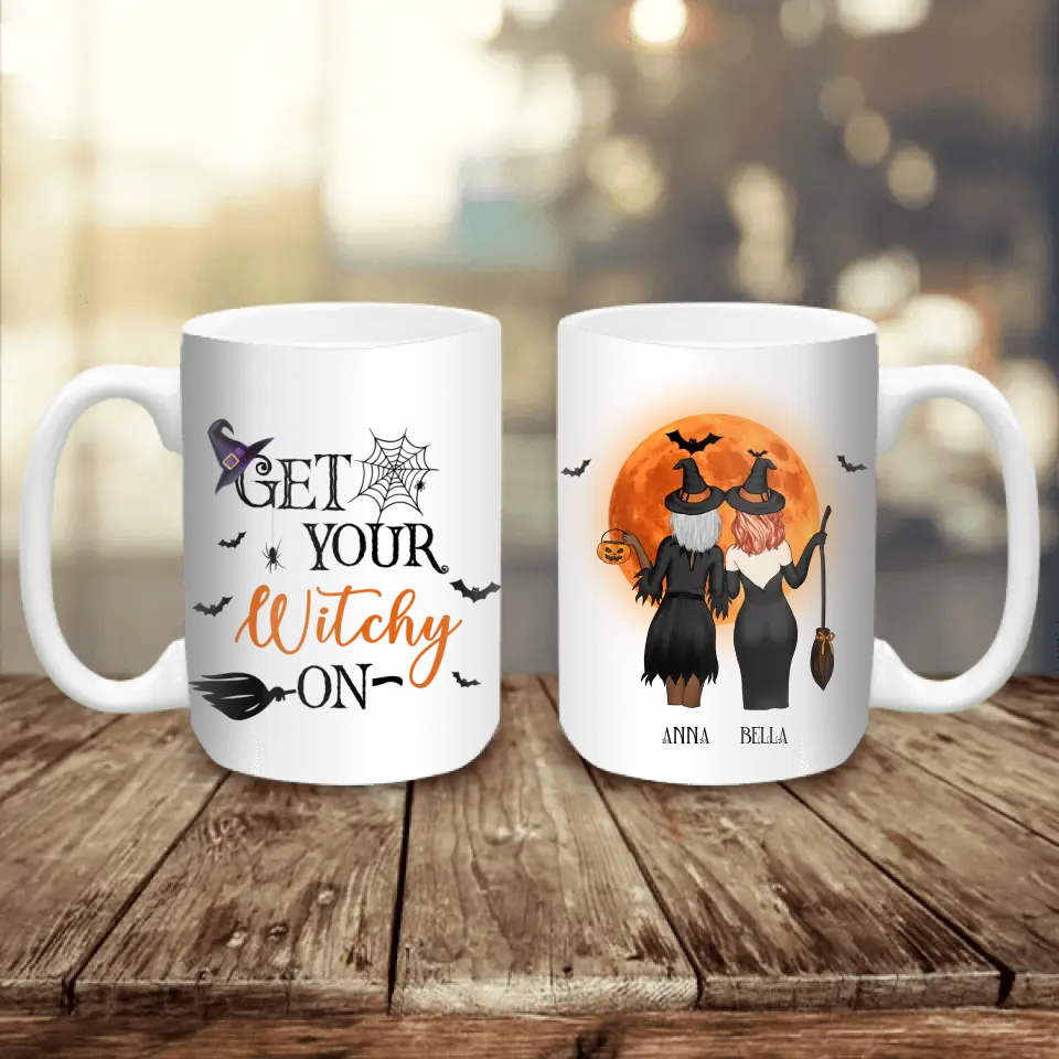 Get Your Witchy On - Personalized Mug, Halloween Gift - M76