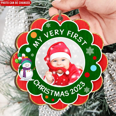 My Very First Christmas 2023 - Personalized Wooden Ornament, Gift For Christmas - ORN82