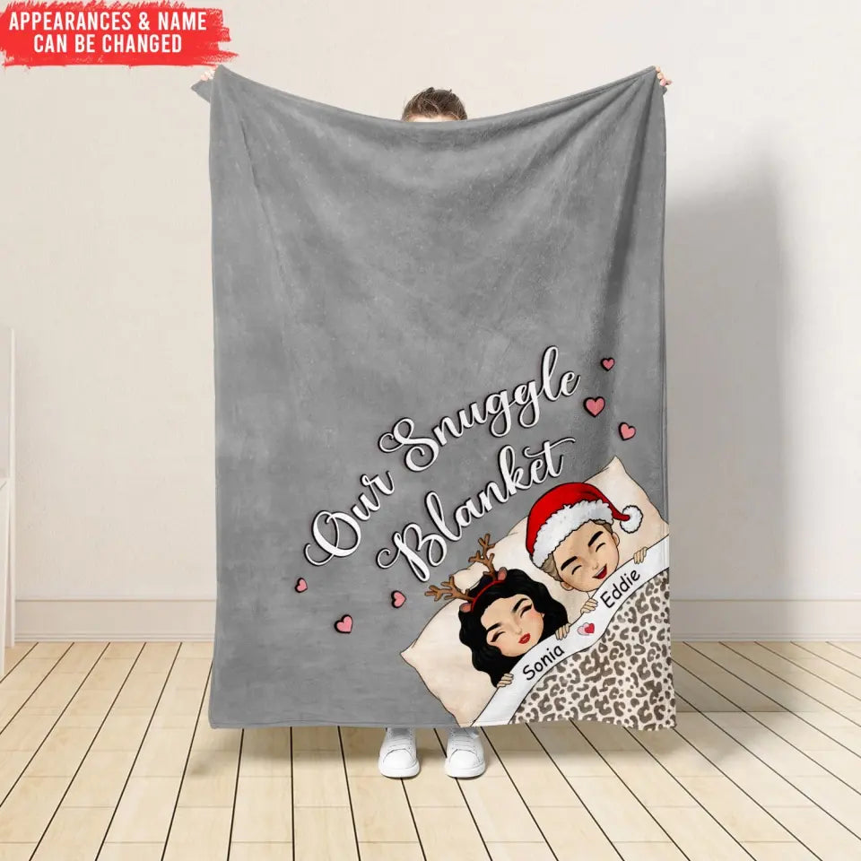 Our Snuggle Blanket - Personalized Blanket, Gift For Christmas - BL28