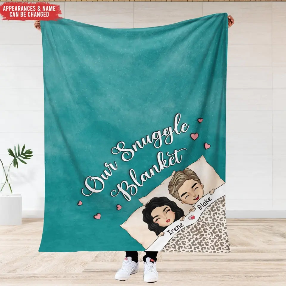 Our Snuggle Blanket - Personalized Blanket, Gift For Christmas - BL28