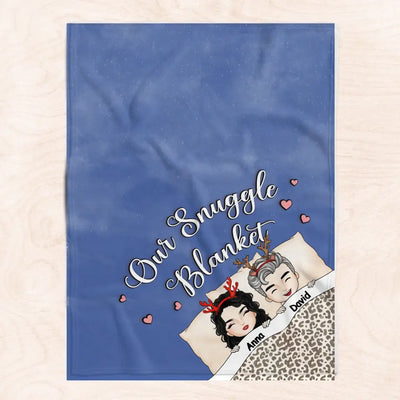 Our Snuggle Blanket - Personalized Blanket, Gift For Christmas - BL28