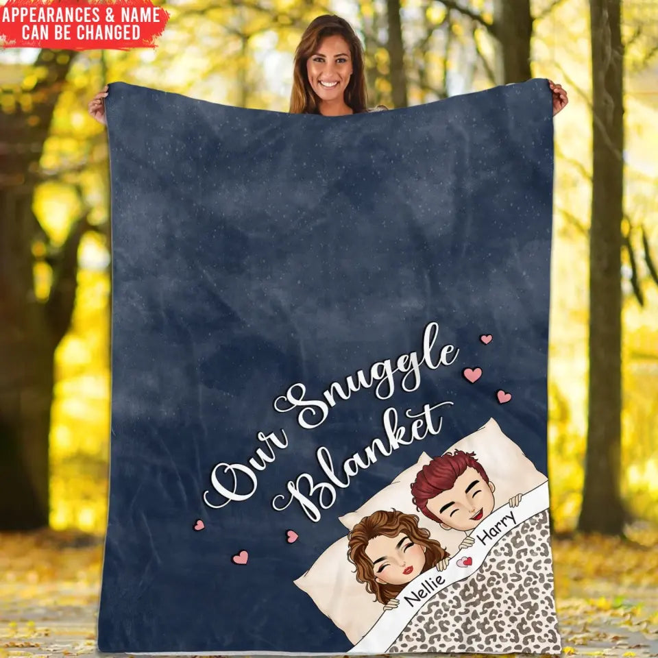 Our Snuggle Blanket - Personalized Blanket, Gift For Christmas - BL28