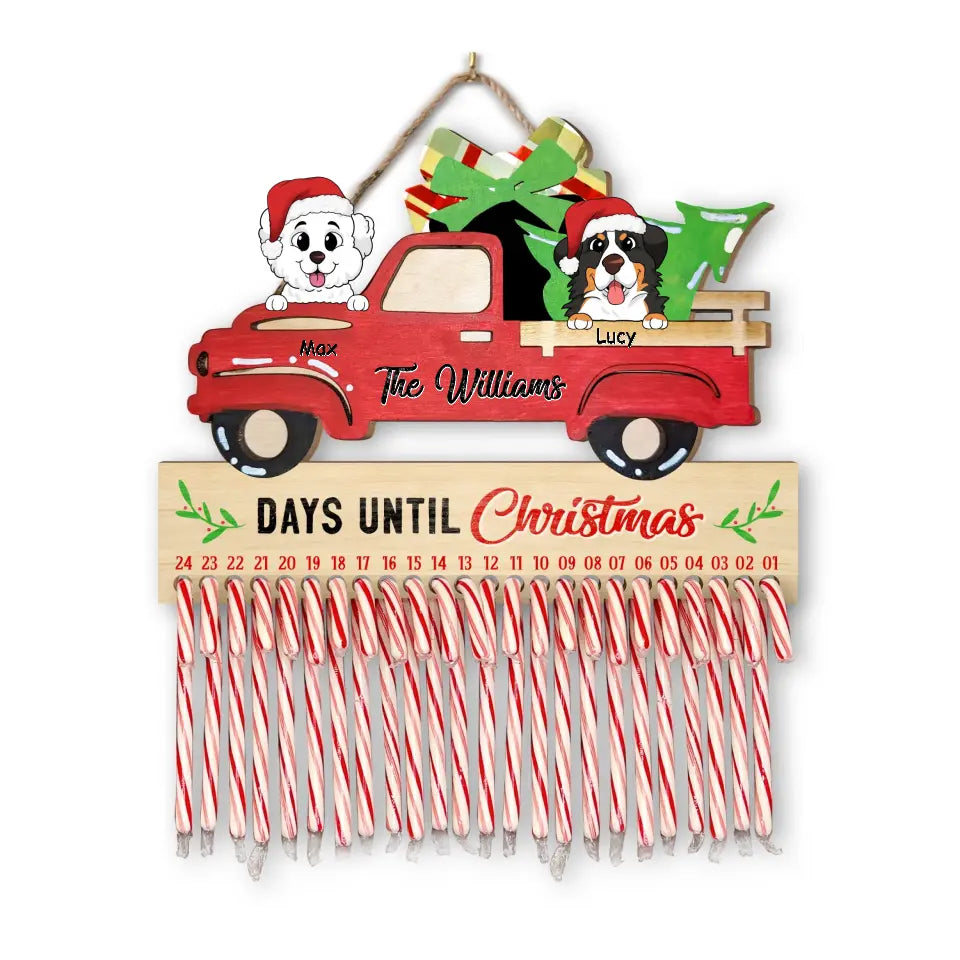 Days Until Christmas - Personalized Christmas Countdown Sign, Gift For Christmas - DS644