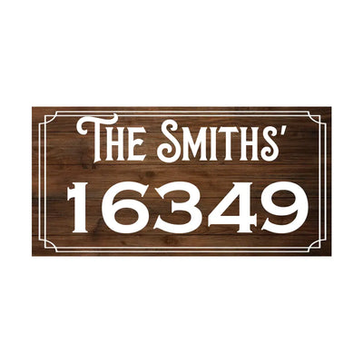 Custom Address Decal - Personalized Curb Decal, Custom Address - CD03