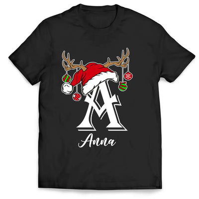 Monogrammed Family Christmas - Personalized T-Shirt, Christmas Gift - TS1018