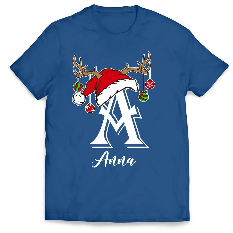 Monogrammed Family Christmas - Personalized T-Shirt, Christmas Gift - TS1018