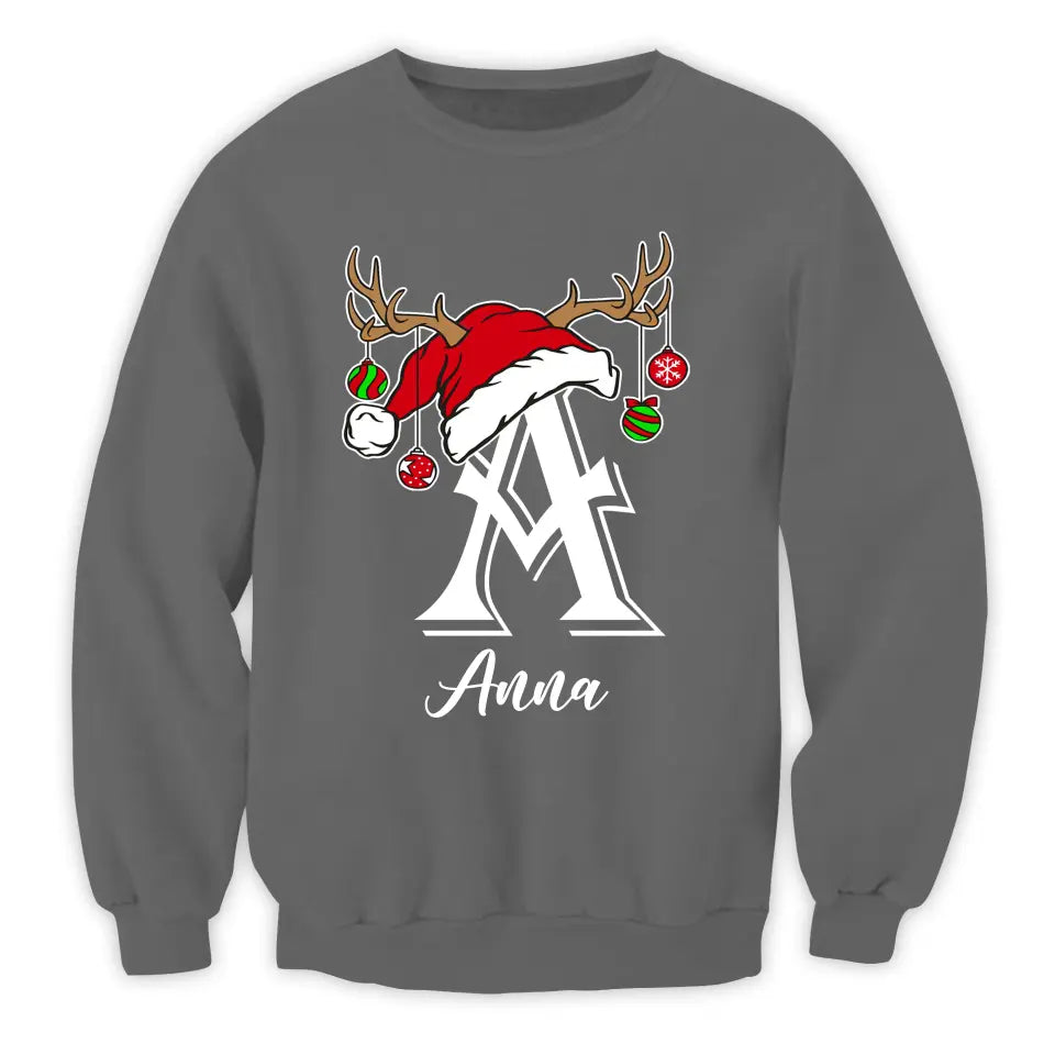 Monogrammed Family Christmas - Personalized T-Shirt, Christmas Gift - TS1018