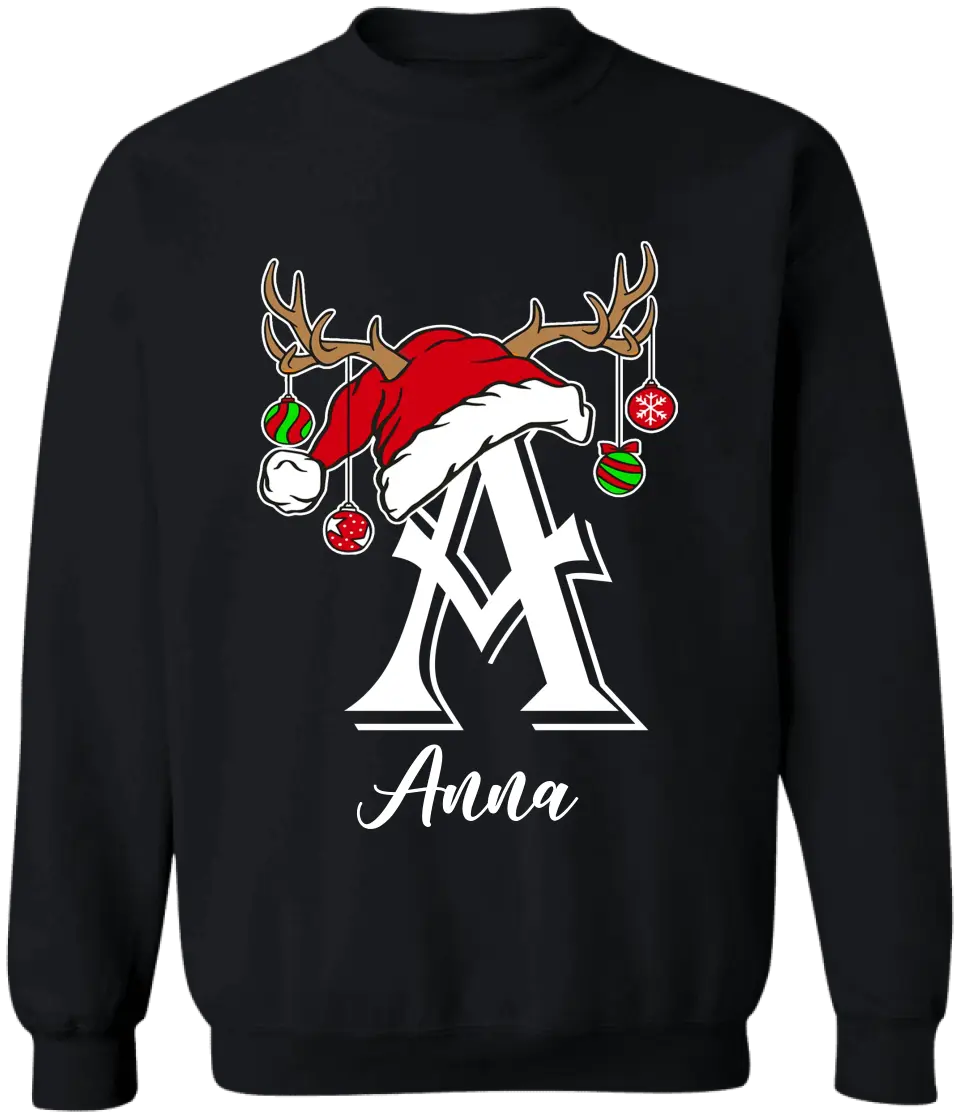 Monogrammed Family Christmas - Personalized T-Shirt, Christmas Gift - TS1018