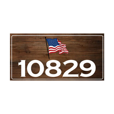 Country Flags 2 - Personalized Curb Decal, Curb Address Decal - CD07