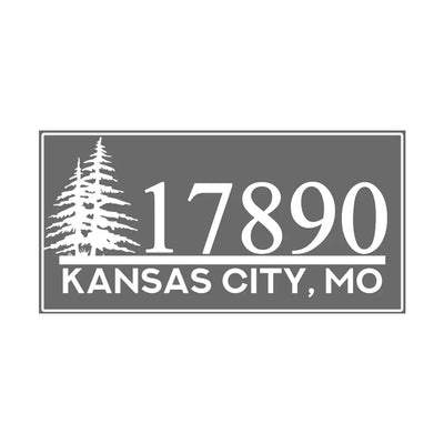 House Number - Personalized Curb Decal, Gift For Family - CD08