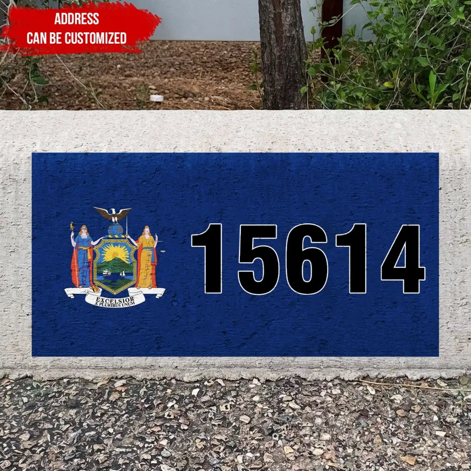 States Of America - Personalized Curb Decal - CD09