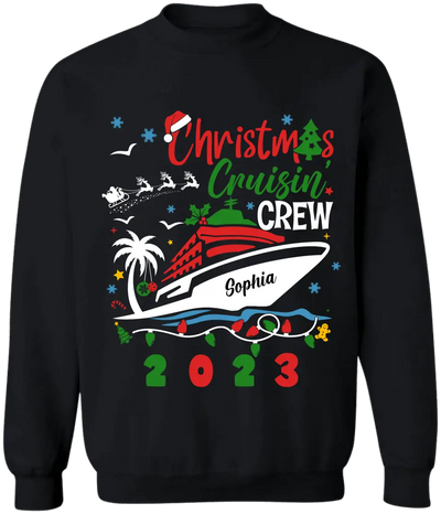 Christmas Cruise Shirt - Personalized T-Shirt, Christmas Family Vacation Shirt - TS1020