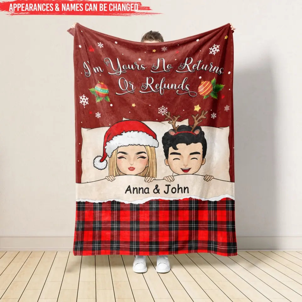 Couple Our Snuggle Blanket - Personalized Blanket, Christmas Gift For Couple - BL34