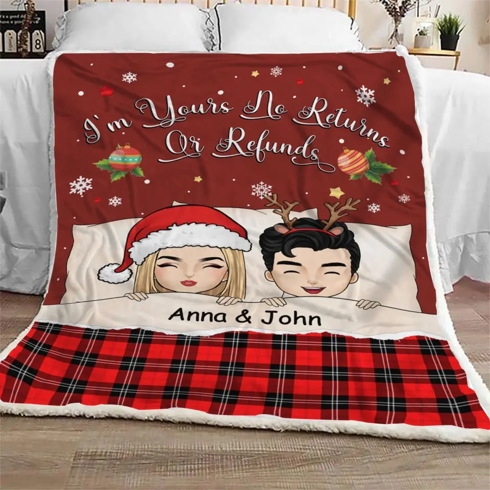 Couple Our Snuggle Blanket - Personalized Blanket, Christmas Gift For Couple - BL34