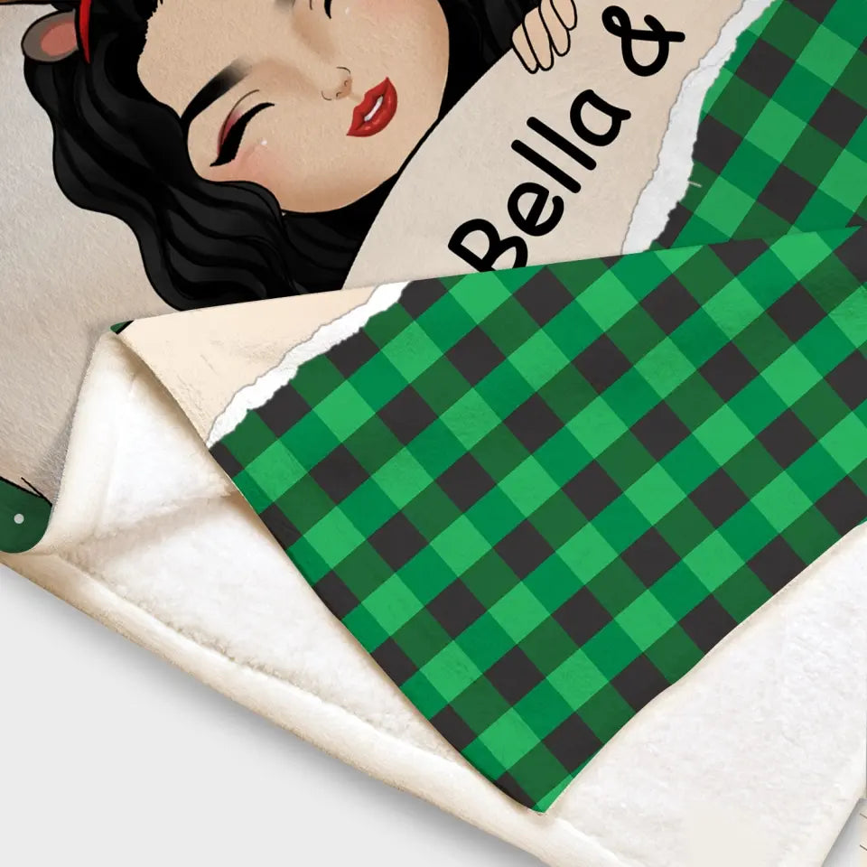 Couple Our Snuggle Blanket - Personalized Blanket, Christmas Gift For Couple - BL34