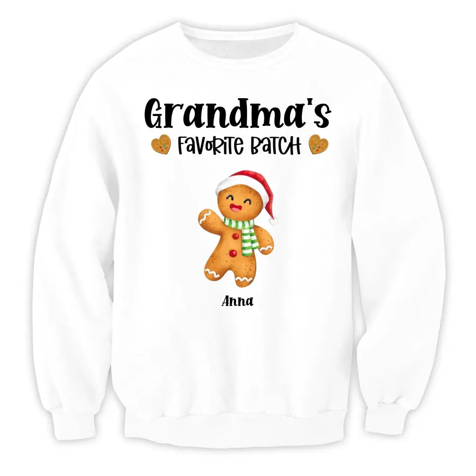Grandma's Favorite Batch - Personalized T-shirt, Gift For Christmas - TS1021
