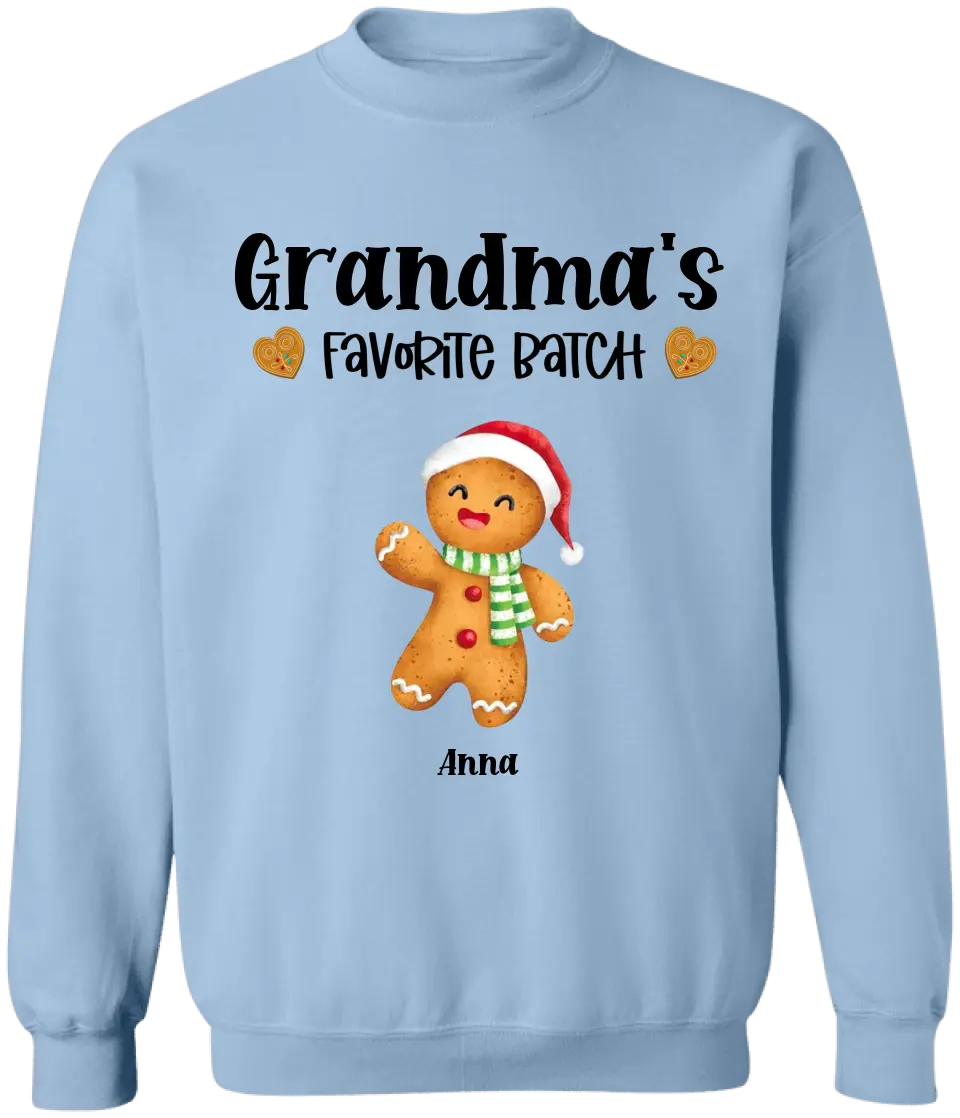 Grandma's Favorite Batch - Personalized T-shirt, Gift For Christmas - TS1021