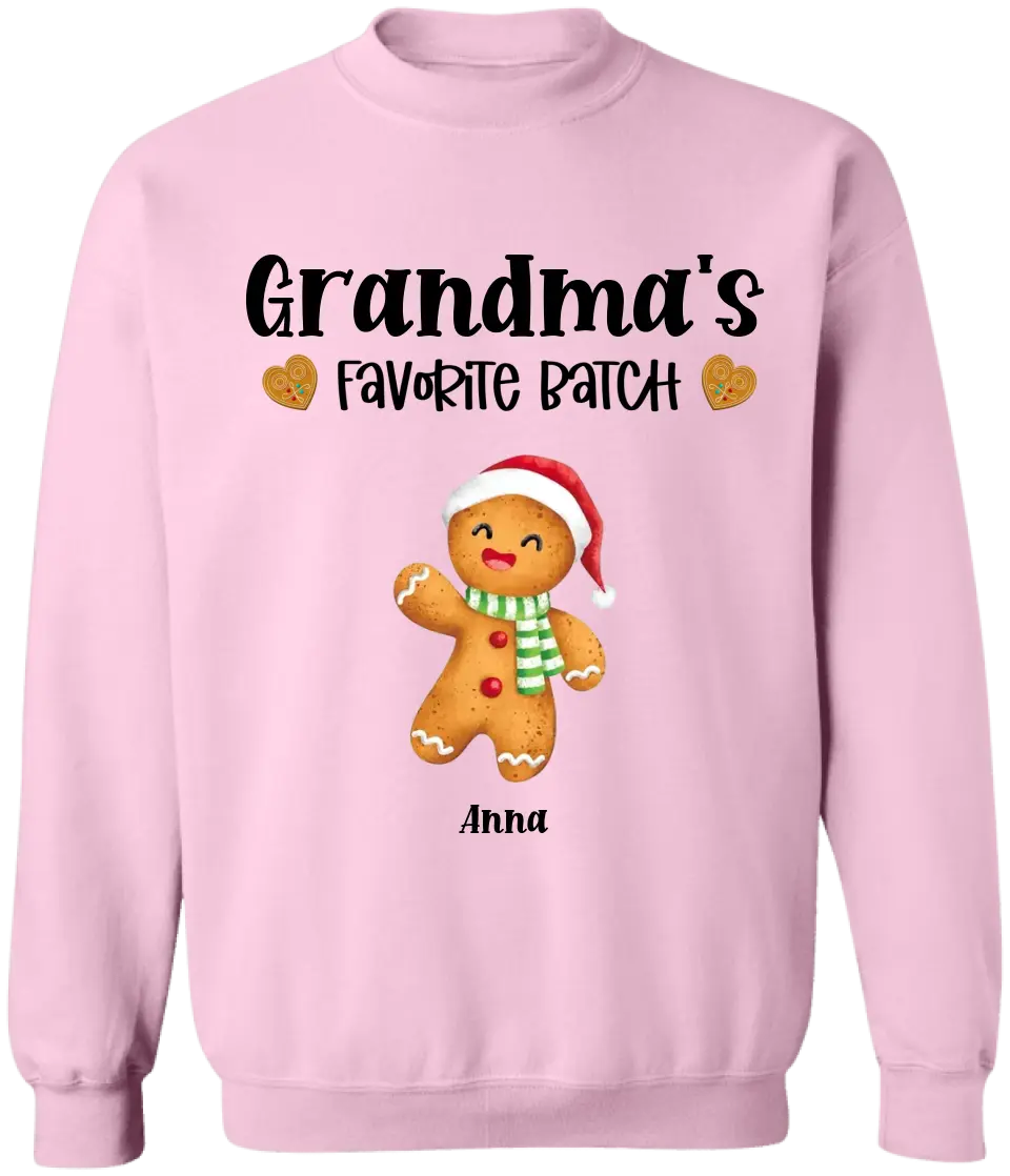 Grandma's Favorite Batch - Personalized T-shirt, Gift For Christmas - TS1021