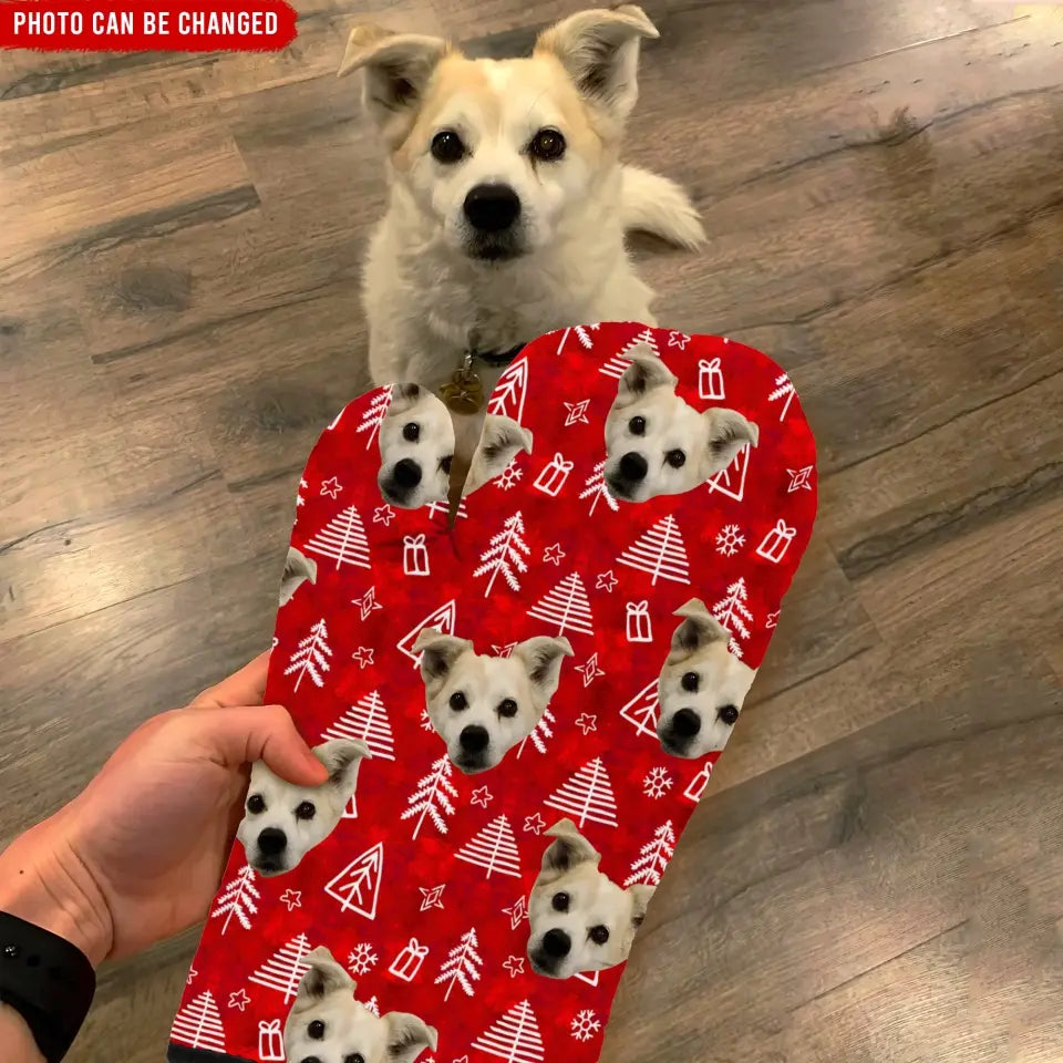 Put Your Cute Pet Face on Custom Oven Mitts - Personalized Mitts and Pot-Holder Set, Gift For Pet Lover - MP01