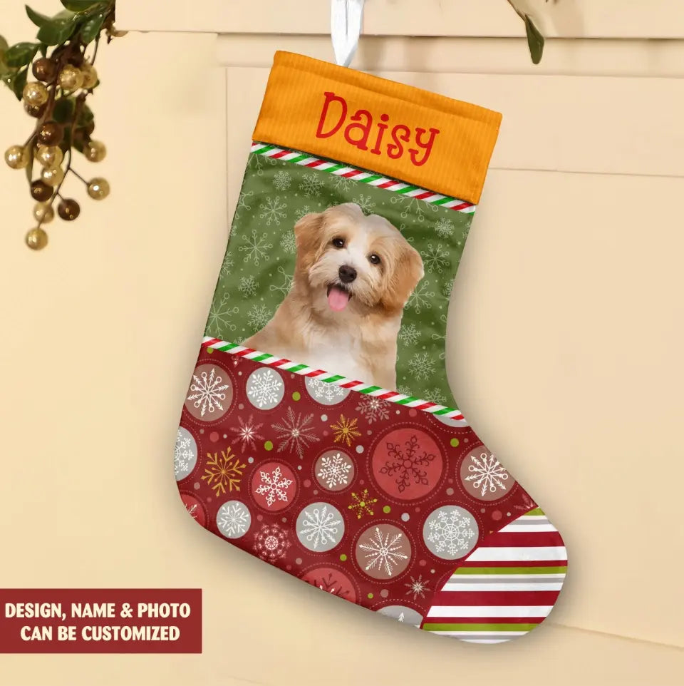Dog And Cat - Personalized Christmas Stocking, Gift For Pet Lovers - SCS03