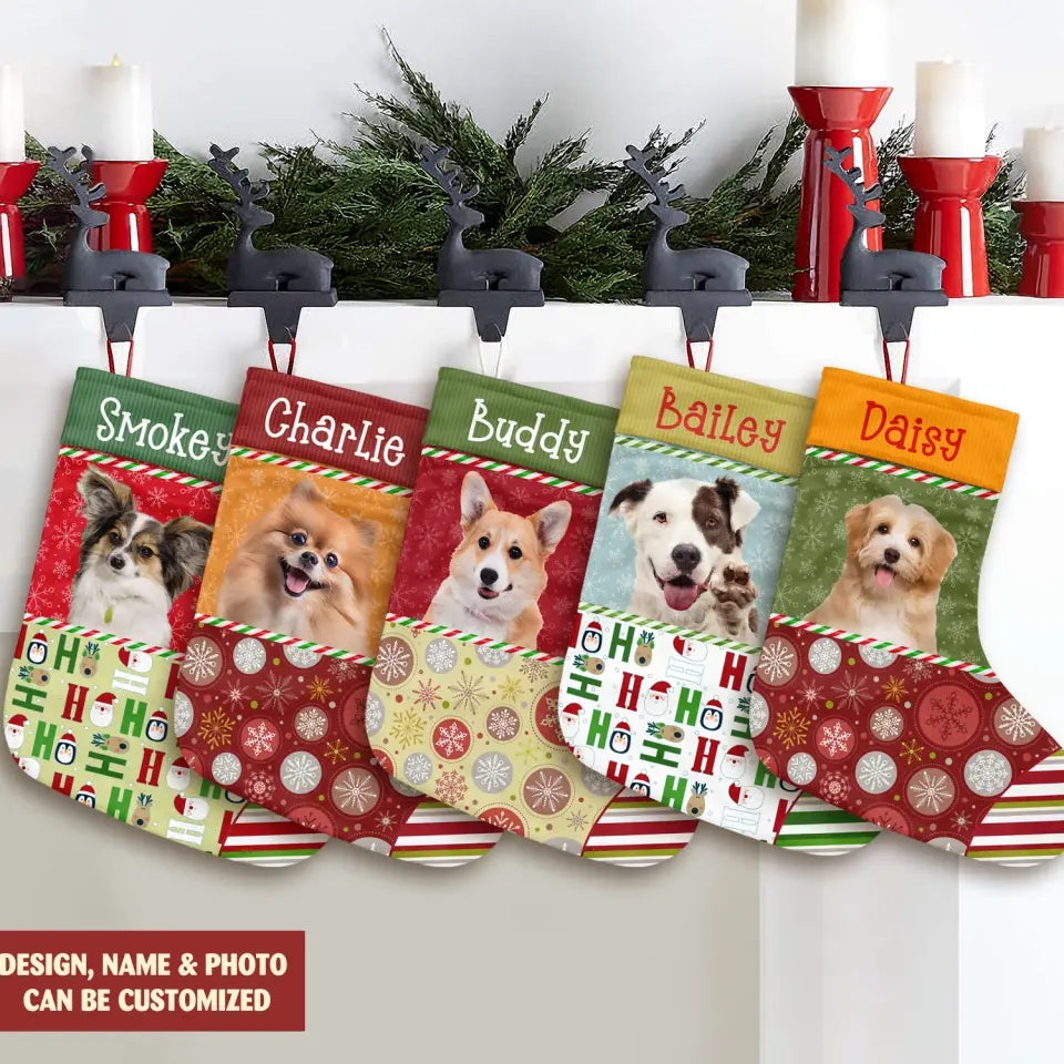 Dog And Cat - Personalized Christmas Stocking, Gift For Pet Lovers - SCS03