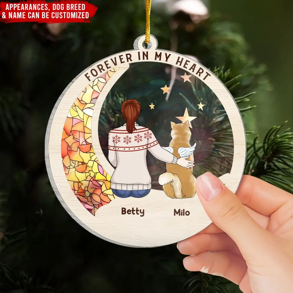 Dog Mom - Personalized Acrylic Ornament, Memorial Ornament - ORN178