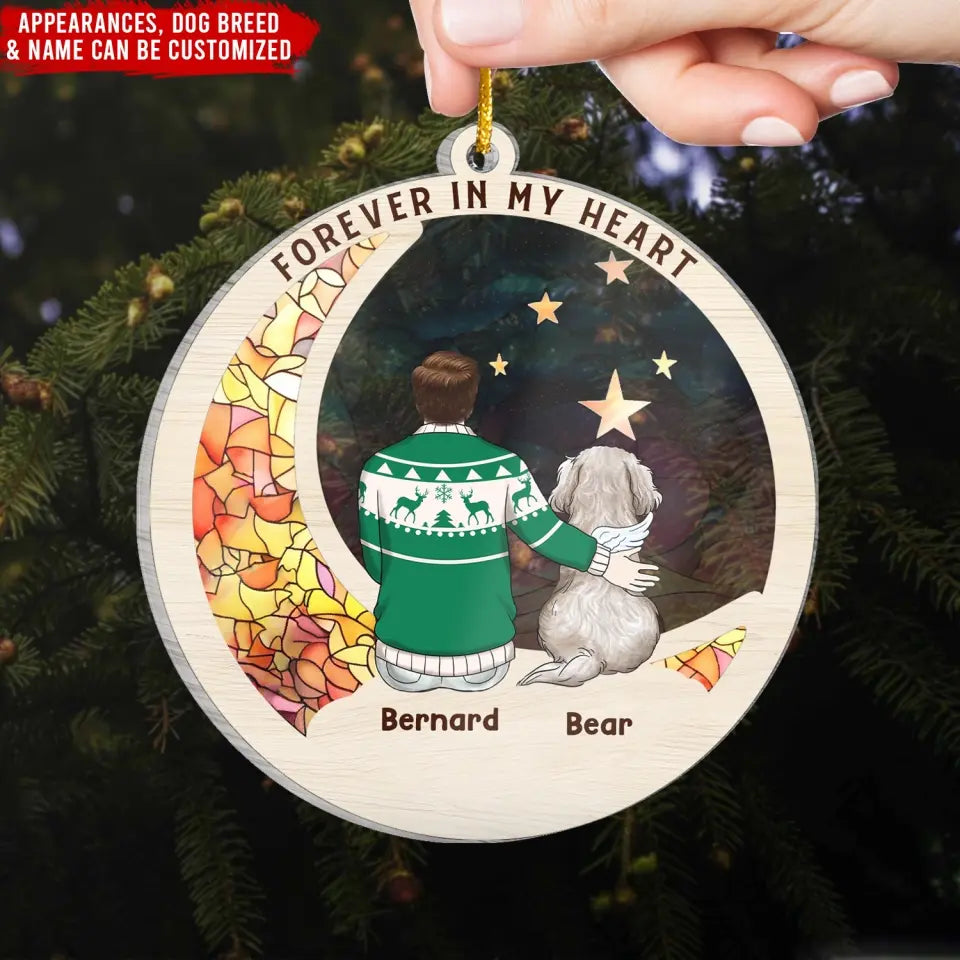 Dog Mom - Personalized Acrylic Ornament, Memorial Ornament - ORN178