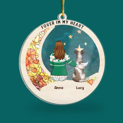 Dog Mom - Personalized Acrylic Ornament, Memorial Ornament - ORN178