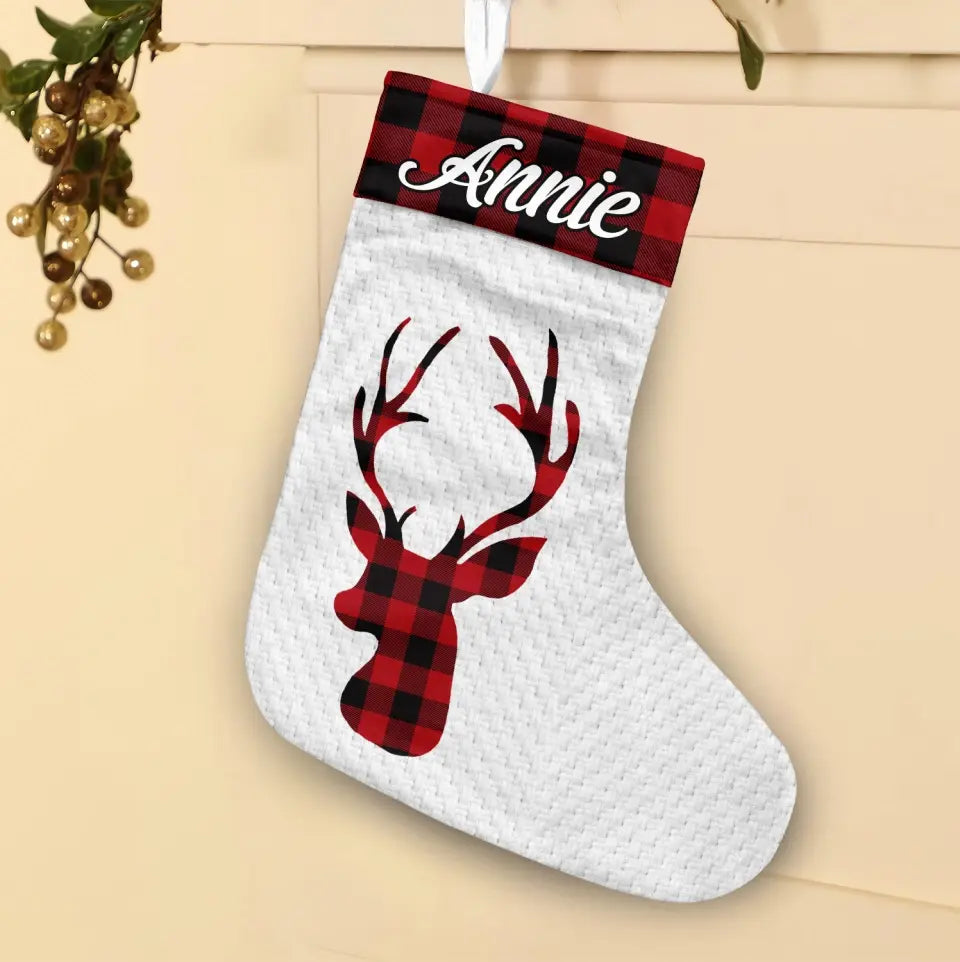 Christmas Stockings Custom Name Family - Personalized Stocking, Christmas Gift For Family And Friends - SCS08