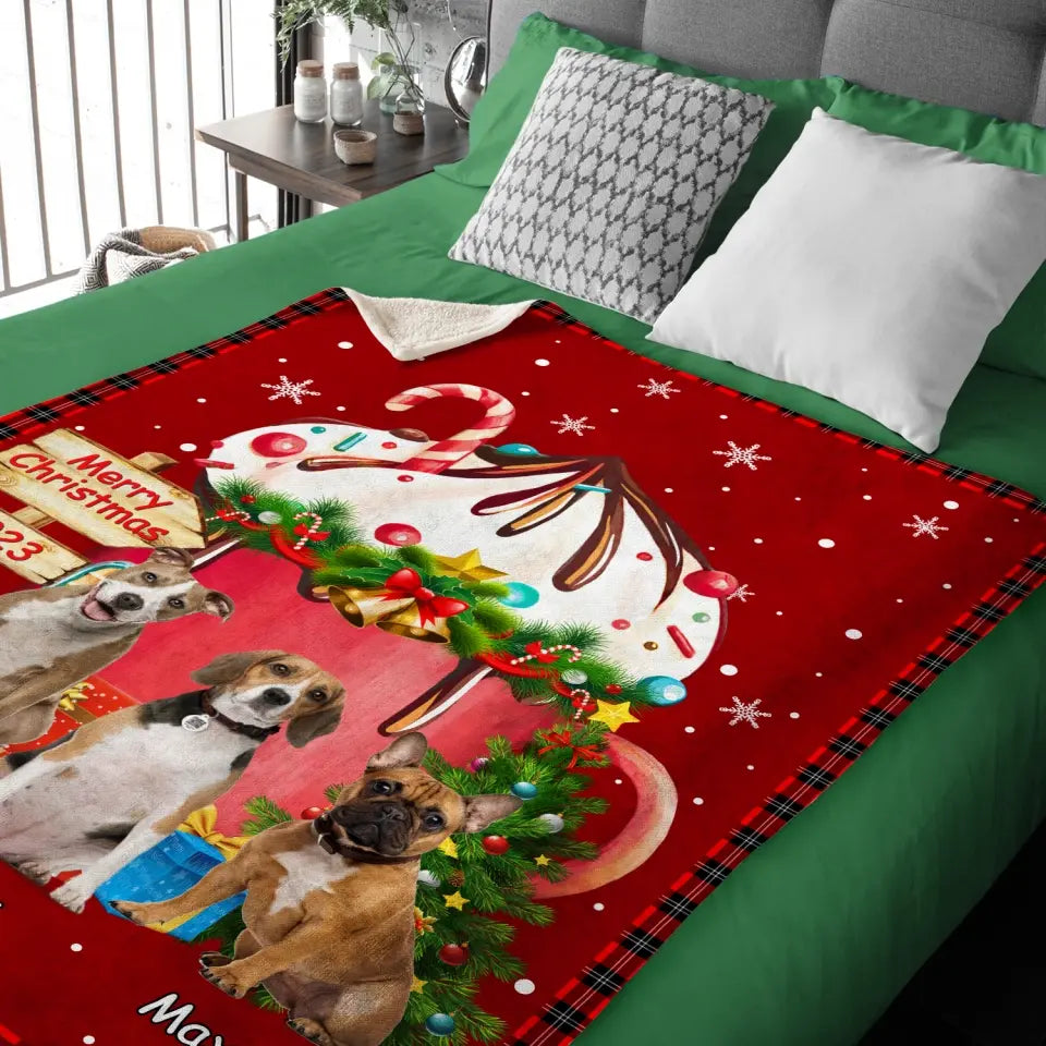 Dog Christmas Limited - Personalized Blanket, Gift For Dog Lovers - BL39
