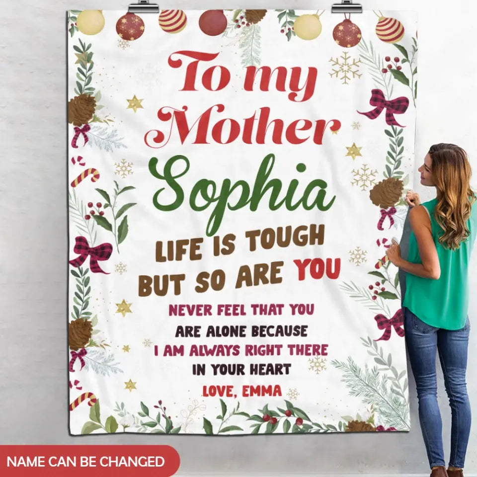 To My Sister - Personalized Blanket, Christmas Gift For Family - BL40