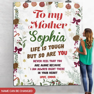 To My Sister - Personalized Blanket, Christmas Gift For Family - BL40