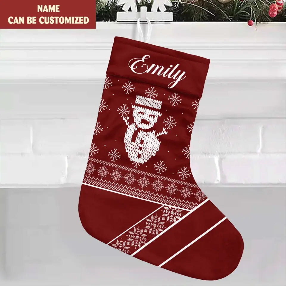 Christmas Stocking Family - Personalized Stocking, Christmas Gift for Family - SCS09