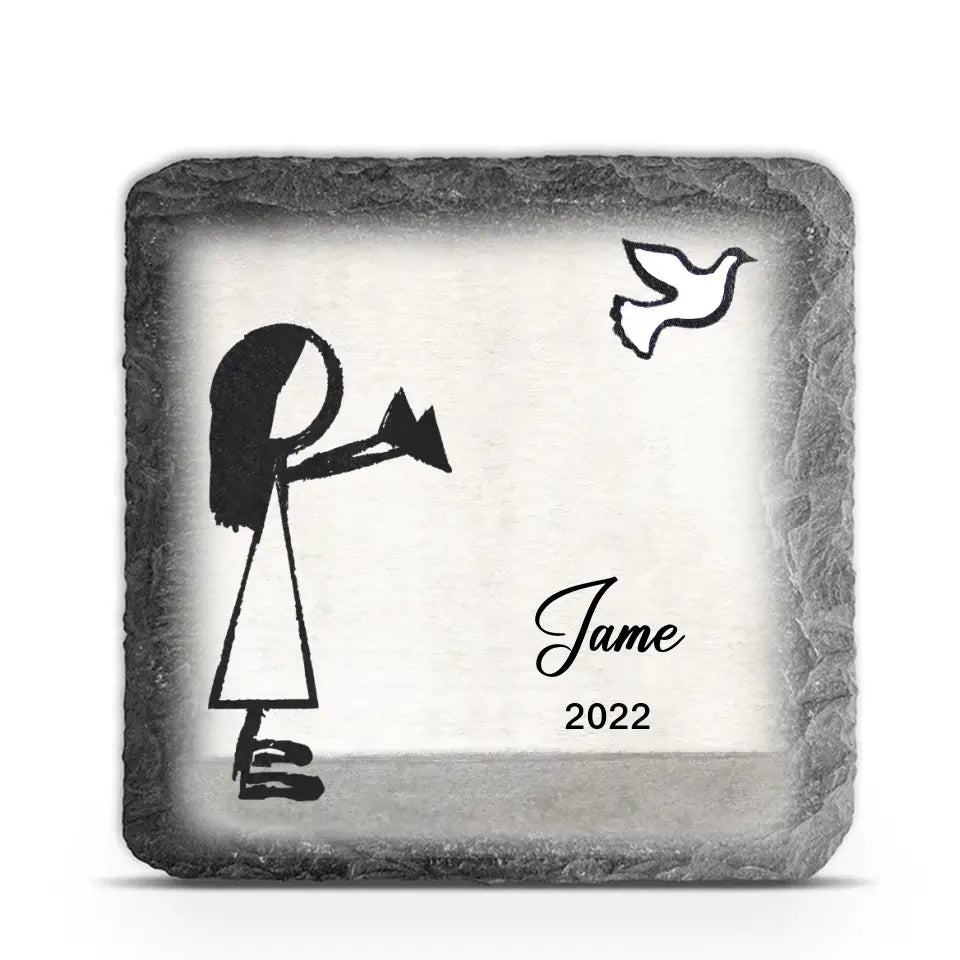 Memorial Stone For Loved Ones Have Passed Away- Personalized Memorial Stone