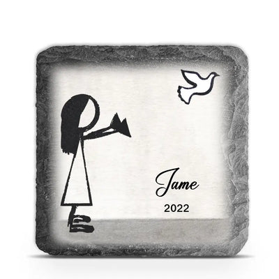 Memorial Stone For Loved Ones Have Passed Away- Personalized Memorial Stone