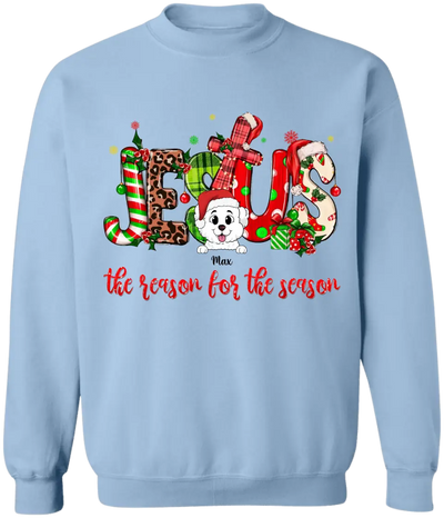 Jesus The Reason For The Season - Personalized T-shirt, Christmas Gift For Family And Friends - TS1024