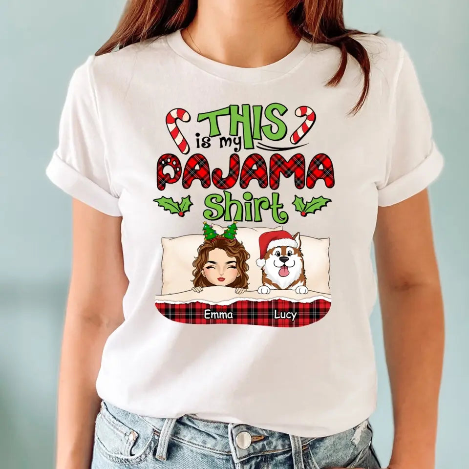 This Is My Pajama Shirt - Personalized T-Shirt, Gift For Pet Lover - TS1025